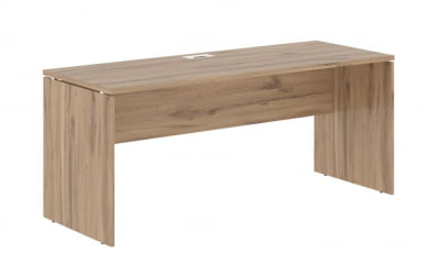 Стол письменный ЕДИС ЕДСТ 1767 Дуб Денвер светлый Белый / EDIS EDST
