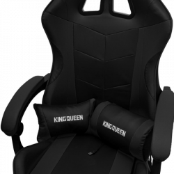 Геймерское кресло 1209-1 КИНГКУЕЕН, цвет черный, 1209-1-блаcк-масс / KINGQUEEN, 1209-1-black-mass