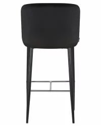 Стул барный ДОБРИН CХРИСТИАН 75 Черный велюр В108-77 / DOBRIN CHRISTIAN V108-77