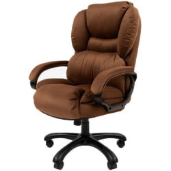 Кресло руководителя CХАИРМАН ДОМ (Хоме) 434 Коричневый / CHAIRMAN (Home)