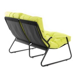 Диван прямой Ерго / Эрго рогожка с водоотталкивающей пропиткой, Лайм / Ergo