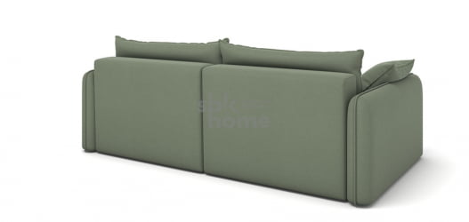 Диван Лофт  прямой ткань ДЖаспер аш (1280*2320*810) Серый, 2117895/50634/9 / Jasper ash