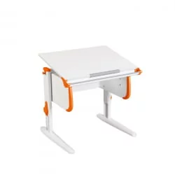 Растущая мебель Парта 1/75 + Стул Белый Оранжевый / Parta Stul