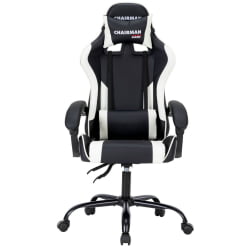Кресло геймерское CХАИРМАН ГАМЕ 41 Черный/белый / CHAIRMAN GAME