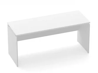 Стол прямой Дека ЛДСП каркас 75.06.16 Белый / Deka
