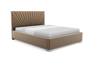 Кровать Парма 80кс200 велюр Севен 115 / Parma 80x200 Seven