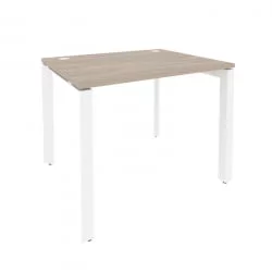Стол рабочий на П-образном м/к ОНИКС О.МП-СП-1.8 Дуб Аттик/Белый / ONIX O.MP-SP-1.8