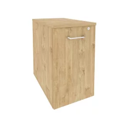 Тумба низкая выдвижная приставная / опорная ОНИКС О.ВТПО-1.7 Тиквуд Светлый / ONIX O.VTPO-1.7