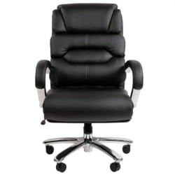 Кресло руководителя CХАИРМАН 409 экокожа Черный / CHAIRMAN