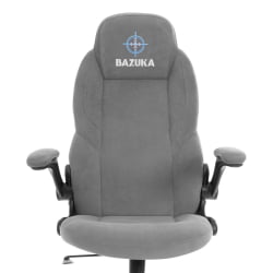 Кресло геймерское БАЗУКА металБЛ велюр, серый, 29 / BAZUKA metalBL
