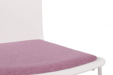 Кресло Симпле КС-19 Белый/Розовый / Simple X-19