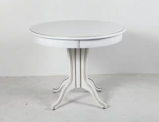 Стол обеденный Орион-5 (д1000) тон 1 с золотой патиной / (d1000)