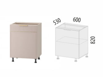 Напольный шкаф (лев/прав) Флоренция 107.43