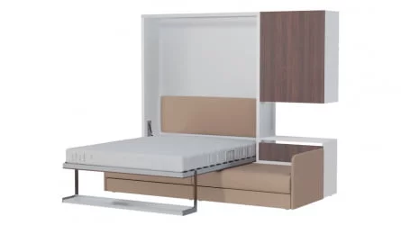 Диван Лайт К 1600 со шкафом Белый Дуб Сантана Либерти 5