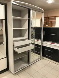 Блок ящиков для шкафа 1600кс600 и 2400кс600 Ящ-77 ВД Выбеленное дерево / 1600x600 2400x600