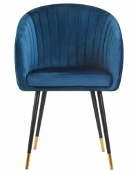 Стул обеденный ДОБРИН МАРЙ Синий велюр 1922-20 / DOBRIN MARY