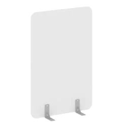 Перегородки на металлических опорах на фетровых подпятниках Р-лине ДП.Ф-100-150 Белый / R-line DP.F-100-150