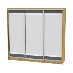 Шкаф-купе Б-230х235х60-2(ДВ-Графит-Д10Д10Д10) / B-230х235х60-2(ДВ-Графит-D10D10D10)