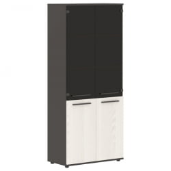 Шкаф комбинированный ЕДИС ЕХCС 85.2 Ясень Траун Мокко Мокко / EDIS EHCS