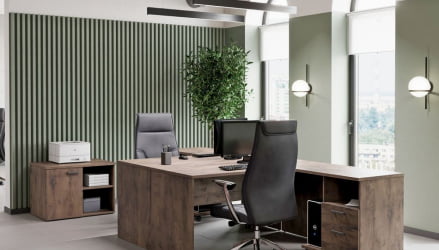 Экран настольный ЛЕМО Л-058-1 Таксония шоколадная / LEMO L-058-1