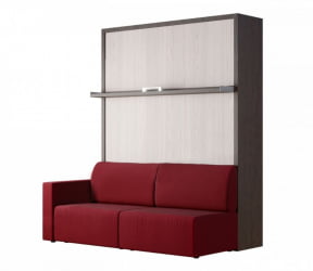 Кровать с подъёмным механизмом Смарт 1 трансформер 1400 Ясень шимо темный