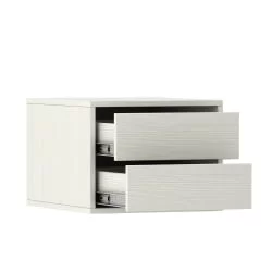 Блок ящиков для шкафа 1400кс600 и 2100кс600 Ящ-67 ВД Выбеленное дерево / 1400x600 2100x600