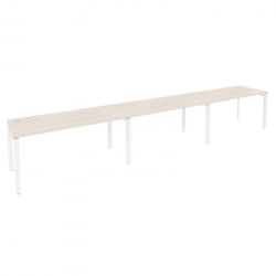 Рабочая станция на П-образном м/к ОНИКС О.МП-РС-3.4.7 Денвер Светлый/Белый / ONIX O.MP-RS-3.4.7