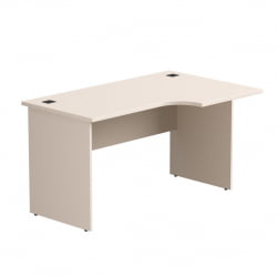 Стол эргономичный с опорами ЛДСП Еверпроф ЕВО 254С113 (правый) Кашемир / Everprof EVO 254S113