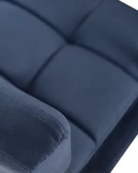 Компьютерное кресло ДОБРИН ТЕРРЙ Синий велюр МДЖ9-117 / DOBRIN TERRY MJ9-117