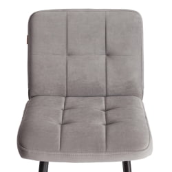 Полубарный стул Медео/Медео велюр, серый, 29, 42х56х102 см / Medeo/Медео