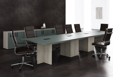 Кабинет для переговоров ВЕЛИОН №3 Нефрит Дуб Сильвер / VELION