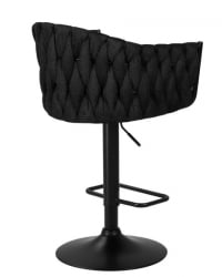 Стул барный ДОБРИН ЛЕОН (черная ткань (ЛАР-275-33)) 2 шт / DOBRIN LEON (LAR-275-33))