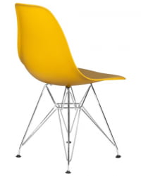 Стул обеденный ДОБРИН ДСР (ножки хром, цвет горчичный (Й-03)) 4 шт / DOBRIN DSR (Y-03))