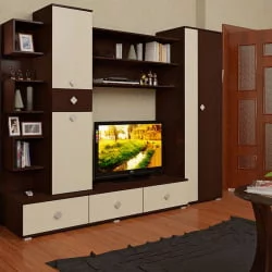 Стенка Стиль Венге/беленый дуб