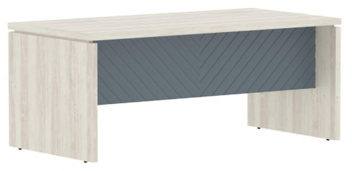 Стол руководителя Торр ЛУКС ТЛСТ 189 Сосна Эдмонд Серо-голубой / Torr LUX TLST