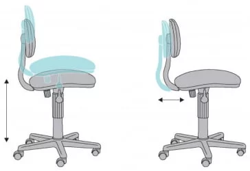 Кресло детское Бюрократ CХ-В201НКС/26-31 Розовое / CH-W201NX/26-31