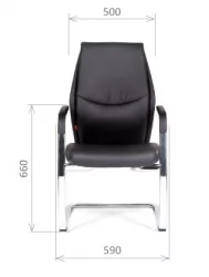 Кресло для посетителя CХАИРМАН ВИСТА  В Коричневое / CHAIRMAN VISTA V