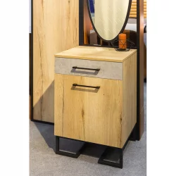 Тумба для обуви с ящиком Лофт (ТОЯ) Дуб натур/Бетон / Loft