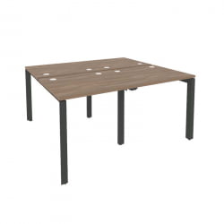 Рабочая станция на П-образном м/к ОНИКС О.МП-Д.РС-4.0.7 Дуб Аризона/Антрацит / ONIX O.MP-D.RS-4.0.7