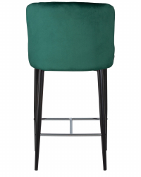 Стул полубарный ДОБРИН CХРИСТИАН 65 Зеленый велюр В108-64 / DOBRIN CHRISTIAN V108-64