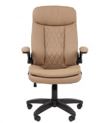 Кресло офисное CХАИРМАН 533 экокожа Бежевый / CHAIRMAN