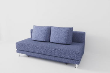 Диван прямой Стандарт без подлокотников (Берхоусе) Цвет фасада: Виолет; Тип: Прямой; Материал фасада: Рогожка / (Berhouse)