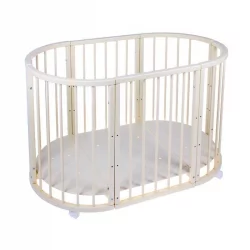 Кровать-трансформер 6-в-1 Меррй Хаппй 01 Слоновая кость / Merry Happy