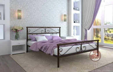 Кровать Эсмеральда плус 1400х1900 Коричневая / plus