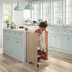 Детский стул из дерева Микуна Тротта МОНТ-1872 Ватервоод/Вхите / Micuna Trotta MONT-1872 Waterwood/White