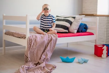 Кровать детская РооРоом ВК-11 Белая / RooRoom VK-11