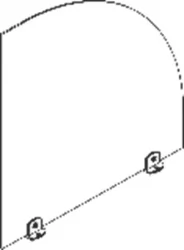 Экран торцевой из оргстекла РАНД ЛИТЕ РПГ 6760 / RAND LITE RPG