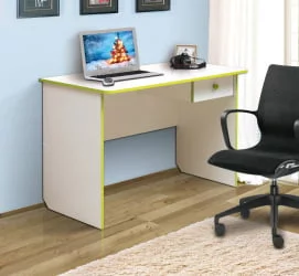 Стол для школьника компьютерный №6 Белый/Синий