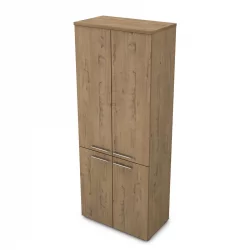 Шкаф высокий ГЛОСС ЛИНЕ 9НШ.005.5 Теаквоод / GLOSS LINE Teakwood