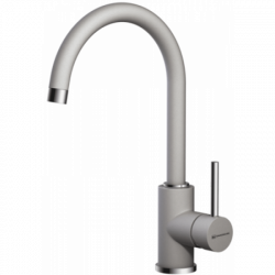 Смеситель Омоикири Шинагава-Гр/Латунь/Гранит/Ленинград Грей / Omoikiri Shinagawa-Gr/Латунь/Гранит/Leningrad Grey